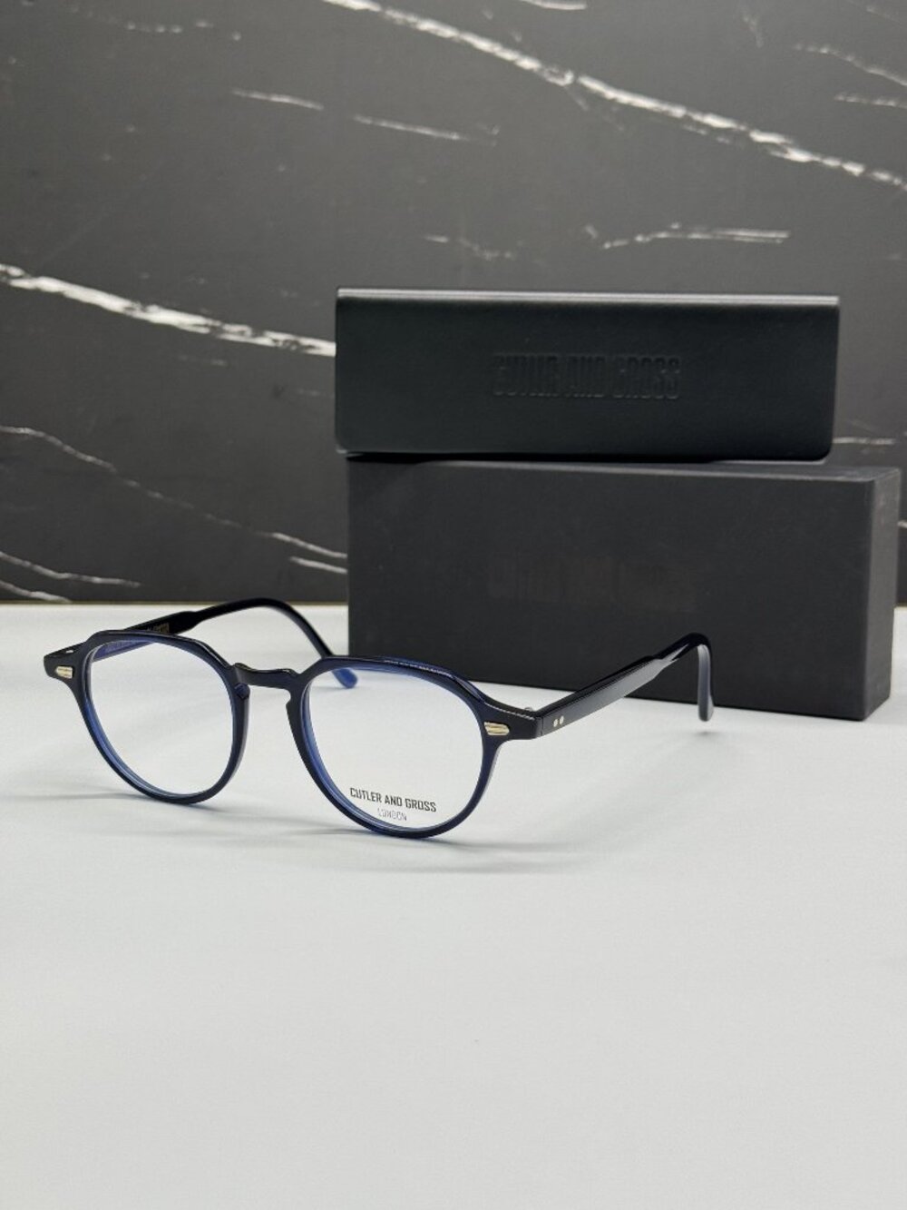 NEW CUTLER AND GROSS BLUE UNISEX EYEGLASSES CG1313V2 003 EYEWEAR